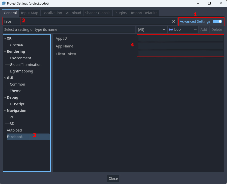 Home - Facebook plugin for Godot 4